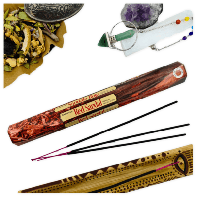 Darshan Kırmızı Sandal Çubuk Tütsü