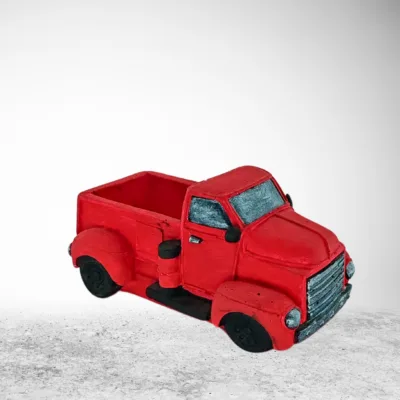 Kırmızı Kamyonet Çiçeklik & Mumluk