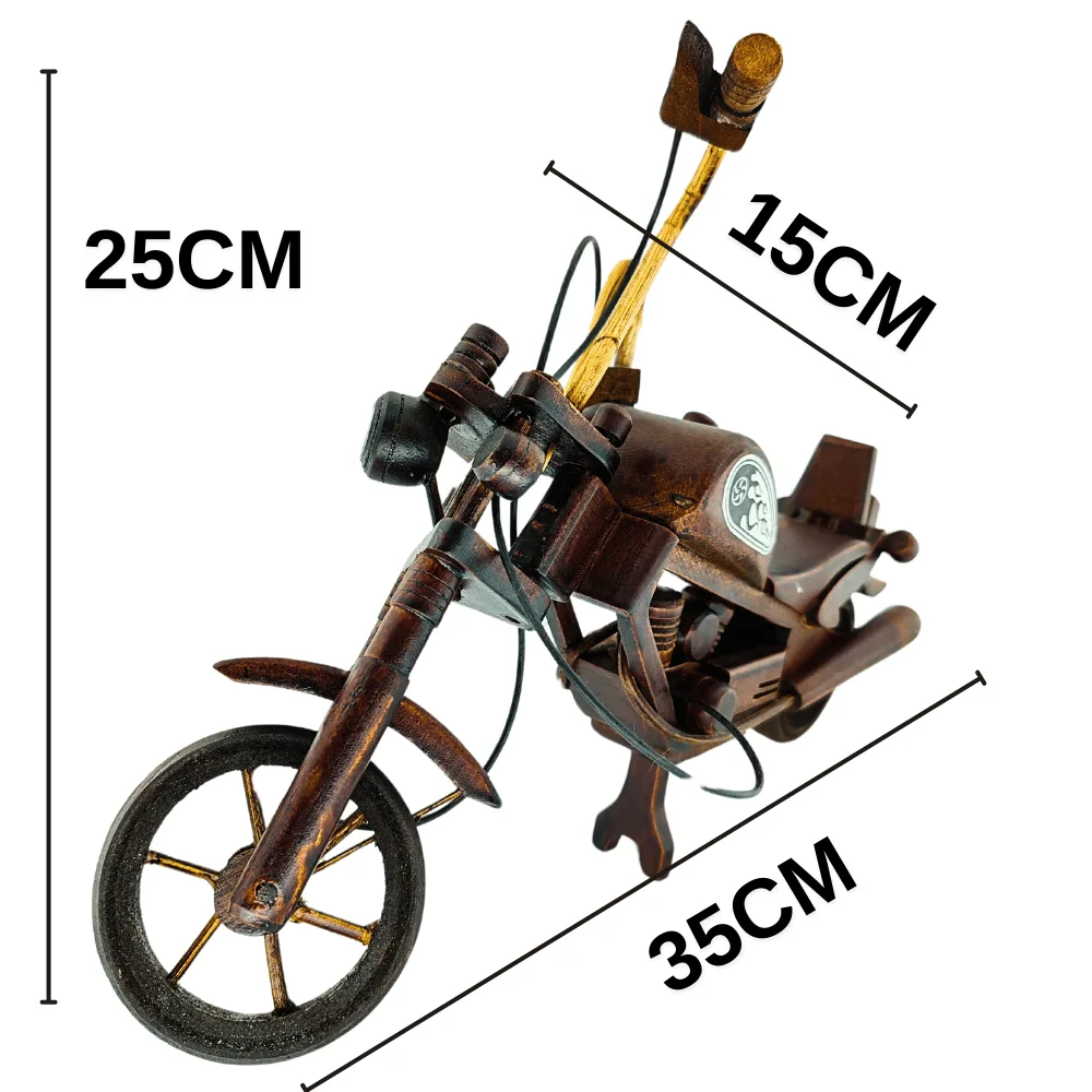 AHŞAP MAKET MOTOSİKLET ÖLÇÜLERİ