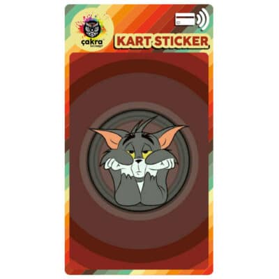 Canı Sıkılan Tom Kart Sticker