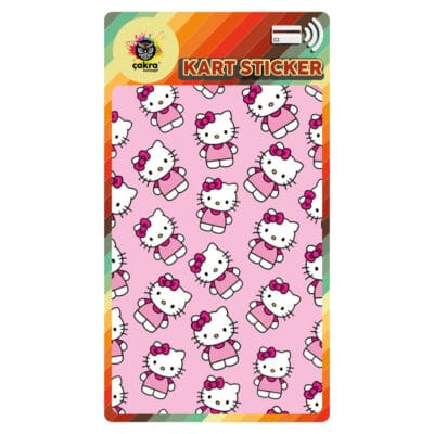 Hello Kitty Kart Sticker