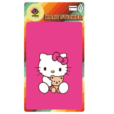 Hello Kitty Kart Sticker