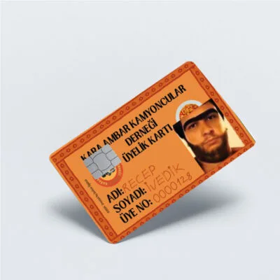 Kara Ambar Kamyoncular Derneği Kart Sticker