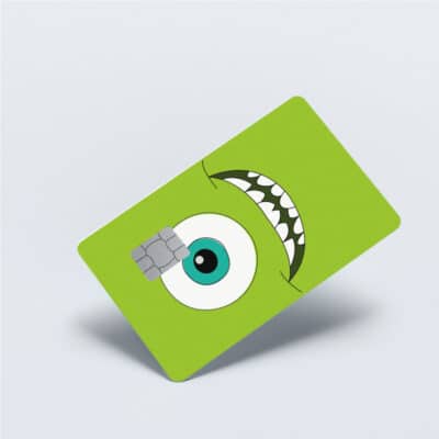 Tek Göz Yeşil Canavar Kart Sticker