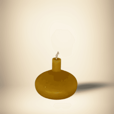 Balmumu Göbekli Mum