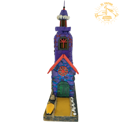 El Yapımı Deniz Feneri ve Yolu Dekoratif Obje