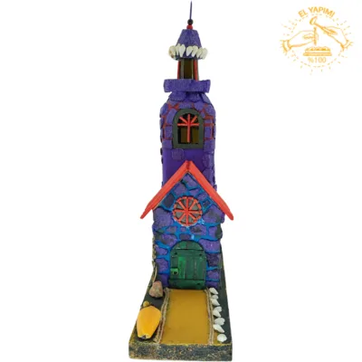 El Yapımı Deniz Feneri ve Yolu Dekoratif Obje