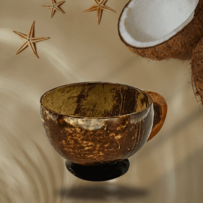 el yapımı Hindistan cevizi kupa