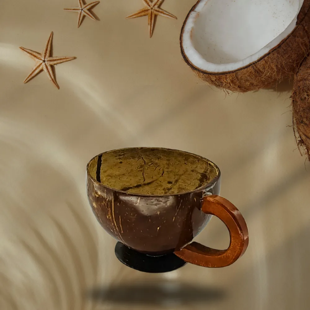 el yapımı Hindistan cevizi kupa