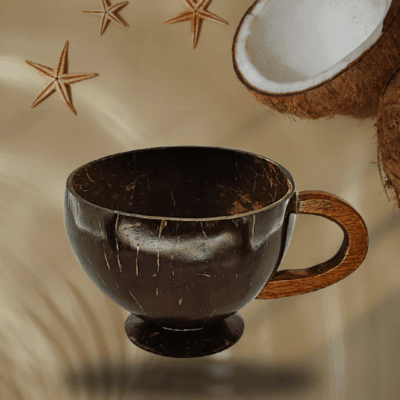 el yapımı Hindistan cevizi kupa