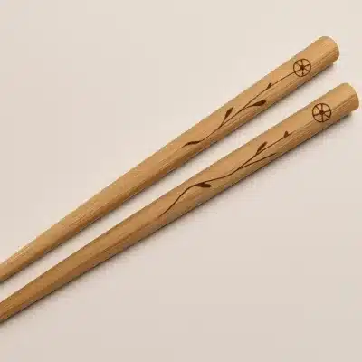 Desenli Bambu Chopstick