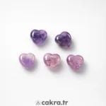 Ametist Kalp Şekilli Taş 2 cm