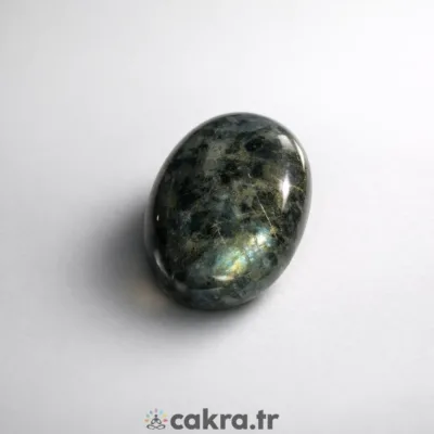 Labradorit Taşı Tamburlu Sabun Şekilli