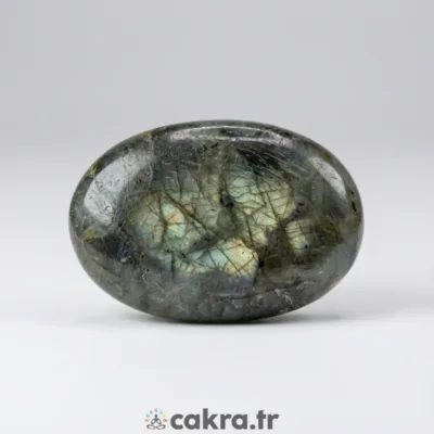 Labradorit Taşı Tamburlu Sabun Şekilli