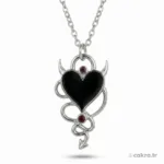 Mistik Şeytan Kalbi Kolye